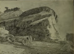 Page202-Hastings Castle, Shewing the Gun Garden and Lime Kilns.-Hastings of Bygone Days and the Present